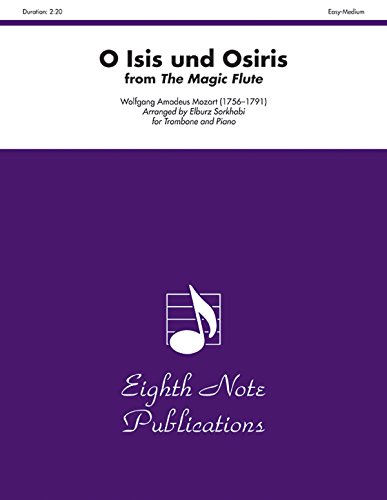 Beispielbild fr O Isis und Osiris (from The Magic Flute): Part(s) (Eighth Note Publications) zum Verkauf von Ebooksweb