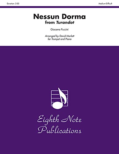 Stock image for Nessun Dorma (from Turnadot): Part(s) (Eighth Note Publications) for sale by GF Books, Inc.
