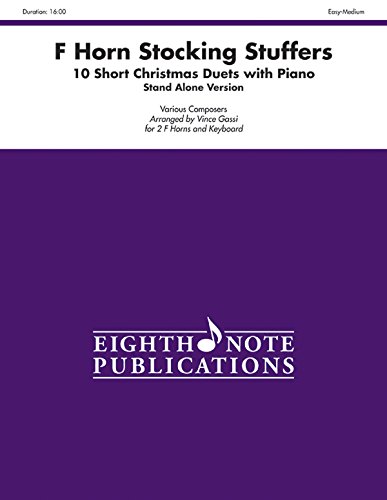 Stock image for Stocking Stuffers (stand alone version): 10 Short Christmas Duets with Piano, Part(s) (Eighth Note Publications) for sale by Magers and Quinn Booksellers