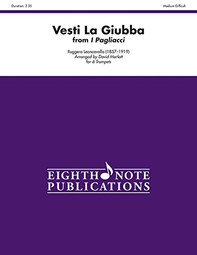 9781554738465: Vesti La Giubba (from I Pagliacci): Score & Parts (Eighth Note Publications)