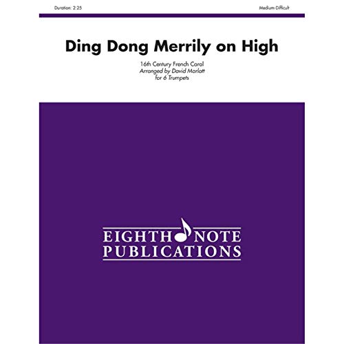 9781554739554: Ding Dong Merrily on High: Score & Parts (Eighth Note Publications)
