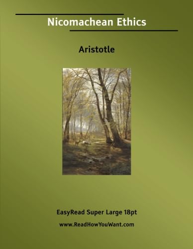 Nicomachean Ethics: [EasyRead Super Large 18pt Edition] (9781554803811) by Aristotle