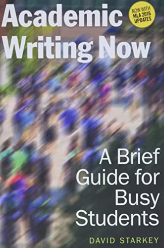 Beispielbild fr Academic Writing Now: A Brief Guide for Busy Students?with MLA 2016 Update zum Verkauf von SecondSale