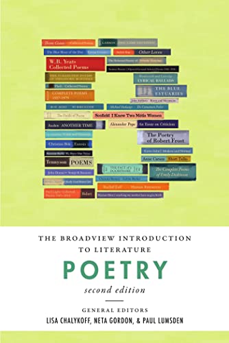 Stock image for The Broadview Introduction to Literature: Poetry - Second Edition for sale by ThriftBooks-Atlanta