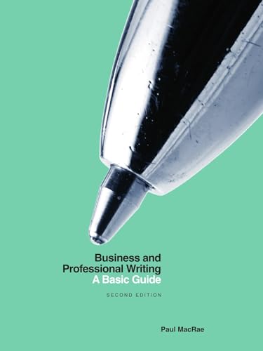 9781554814718: Business and Professional Writing: A Basic Guide - Second Edition