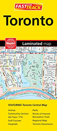 9781554860432: Toronto, ON - Fast Track - laminated map