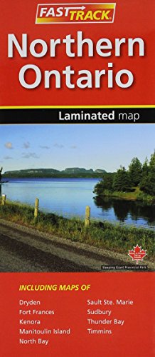 Stock image for Northern Ontario- Fast Track - laminated map for sale by GF Books, Inc.