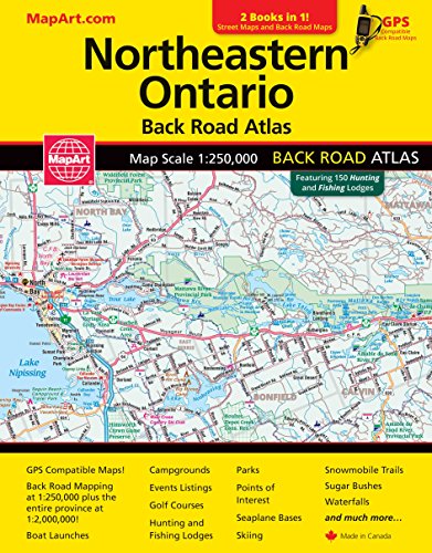 Beispielbild fr Northeastern Ontario Back Road Atlas zum Verkauf von GF Books, Inc.