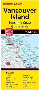 Stock image for Vancouver Island Road Map for sale by Russell Books