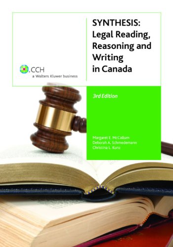 9781554964529: Synthesis: legal reading. reasoning and writing in Canada(Chinese Edition)