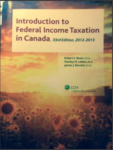 Stock image for Introduction to Federal Income Taxation in Canada (33rd Edition 2012-2013) (INtroduction to Federal Income Taxation in Canada) for sale by ThriftBooks-Atlanta