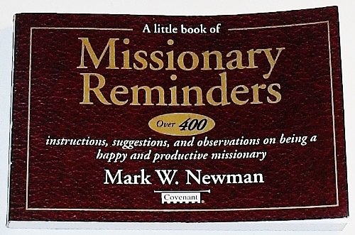 Beispielbild fr A little book of missionary reminders zum Verkauf von Jenson Books Inc