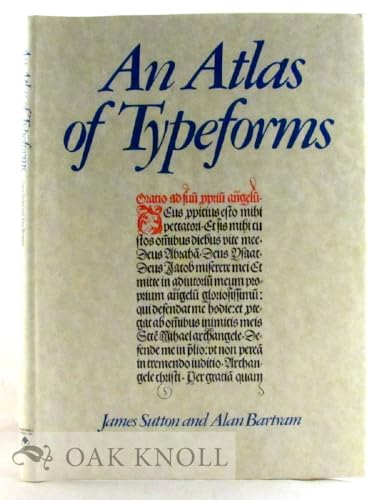 Beispielbild fr Atlas of Typeforms zum Verkauf von Better World Books