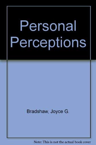 Stock image for Personal Perceptions for sale by dsmbooks