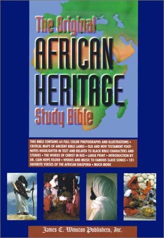 9781555233716: The Original African Heritage Study Bible: King James Version : with Special Annotations Relative to the African/Edenic Perspective