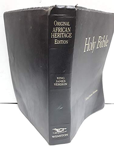 9781555233730: The Original African Heritage Study Bible: King James Version/Black Leatherette