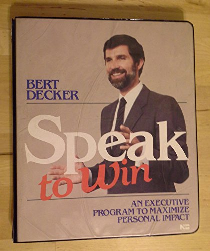 Stock image for Speak to Win for sale by The Yard Sale Store