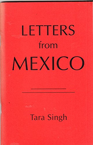 Beispielbild fr LETTERS FROM MEXICO zum Verkauf von marvin granlund