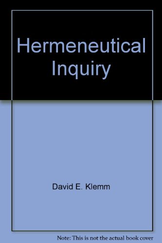 Stock image for Hermeneutical Inquiry for sale by HPB-Red