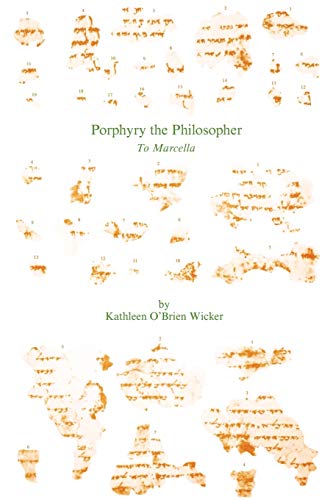Imagen de archivo de Porphyry the Philosopher To Marcella 28 a la venta por PBShop.store US