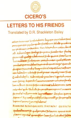 Beispielbild fr Cicero's Letters to His Friends (Society for Classical Studies Classical Resources) zum Verkauf von medimops