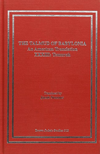Stock image for The Talmud of Babylonia, An Academic Commentary. Volume XXXIII (33): Tractate Temurah for sale by Albion Books