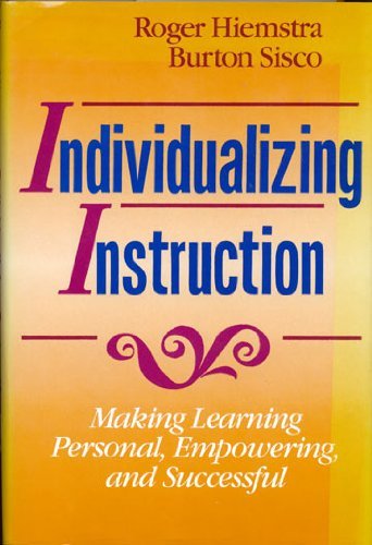 Imagen de archivo de Individualizing Instruction: Making Learning Personal, Empowering, and Successful a la venta por ThriftBooks-Dallas
