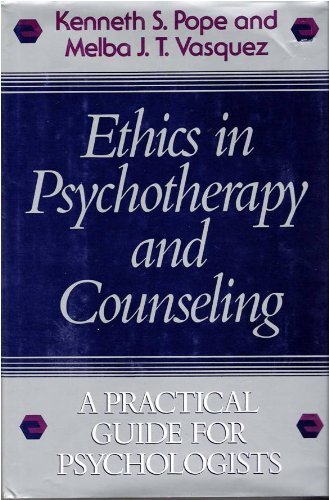 Beispielbild fr Ethics in Psychotherapy and Counseling : A Practical Guide for Psychologists zum Verkauf von Better World Books