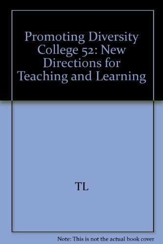 9781555427450: Promoting Diversity in College Classrooms: Innovative Responses for the Curriculum, Faculty, and Institutions: New Directions for Teaching and Learning