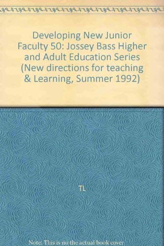 Stock image for Developing New and Junior Faculty for sale by Better World Books