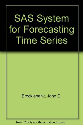 Imagen de archivo de Sas System for Forecasting Time Series a la venta por HPB-Red