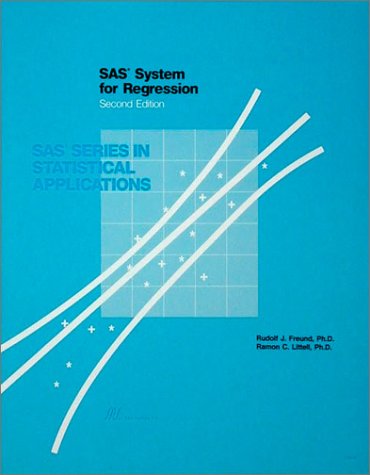 Imagen de archivo de SAS System for Regression a la venta por ThriftBooks-Dallas