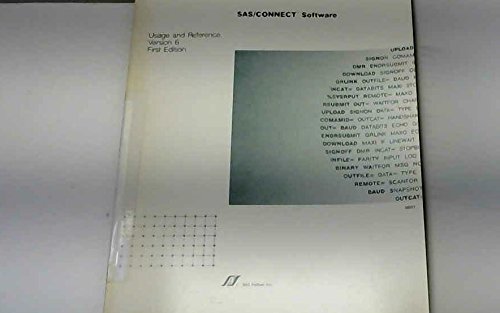 Imagen de archivo de Sas Connect Software: Usage and Reference : Version 6 a la venta por medimops