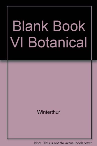 Stock image for Blank Book VI Botanical for sale by Ergodebooks