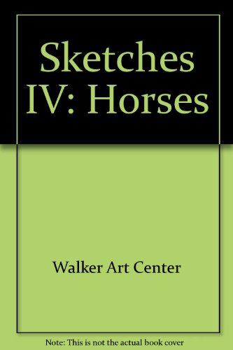 Imagen de archivo de Sketches IV: Horses a la venta por medimops