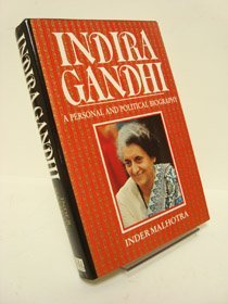 Beispielbild fr Indira Gandhi : A Personal and Political Biography zum Verkauf von Better World Books