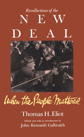 Stock image for Recollections of the New Deal : When the People Mattered for sale by Better World Books