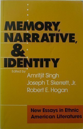 Imagen de archivo de Memory, Narrative, and Identity: New Essays in Ethnic American Literatures a la venta por Murphy-Brookfield Books