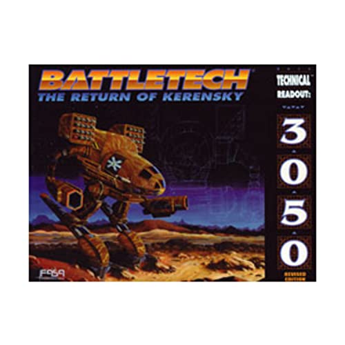 Imagen de archivo de Technical Readout 3050 - The Return of Kerensky 1st Edition (Battletech - Record Sheets & Technical Readouts (FASA)) a la venta por Noble Knight Games