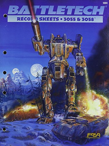 Stock image for Battletech: Record Sheets 3055 and 3058 for sale by Books Unplugged