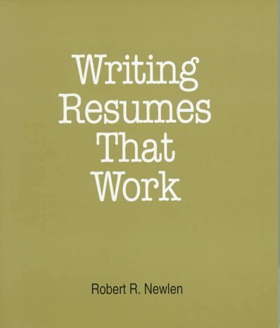 9781555702632: Writing Resumes That Work: A How-To-Do-It Manual for Librarians: No. 82
