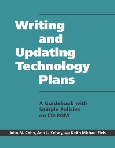 Imagen de archivo de Writing and Updating Technology Plans: A Guidebook With Sample Policies on CD-ROM a la venta por BookHolders