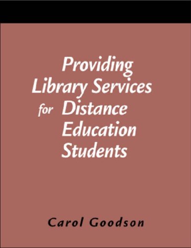 Stock image for Providing Library Services for Distance Education Students : A How-to-Do It Manual for sale by Better World Books: West