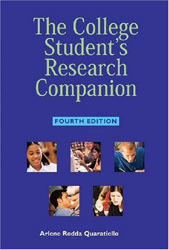 9781555705886: College Student's Research Companion