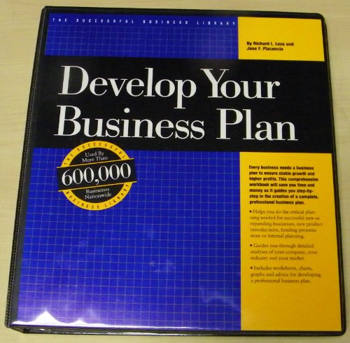 Stock image for Develop Your Business Plan (Successful Business Library) for sale by HPB-Red