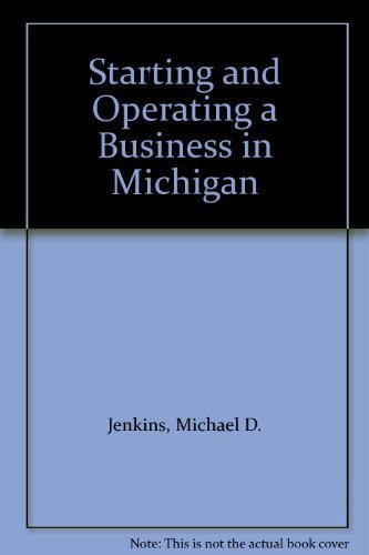 Beispielbild fr Starting and Operating a Business in Michigan zum Verkauf von Aaron Books