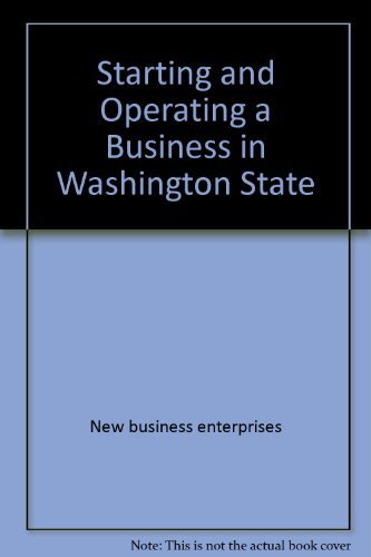 Imagen de archivo de Starting and Operating a Business in Washington State a la venta por ThriftBooks-Dallas