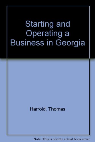 9781555711344: Starting and Operating a Business in Georgia