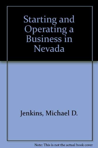 Beispielbild fr Starting and Operating a Business in Nevada zum Verkauf von ThriftBooks-Atlanta