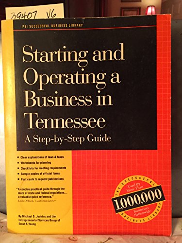 9781555711474: Starting and Operating a Business in Tennessee